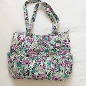 Vera Bradley Zippered Tote Bag